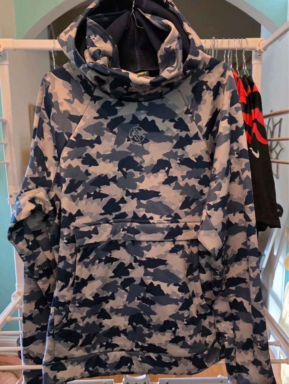Mens Googan Squad Ultimate Gaiter Hoodie. Fishing apparel, Medium, Never Worn.